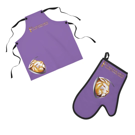 Feastology Classic Apron and Oven Mitt